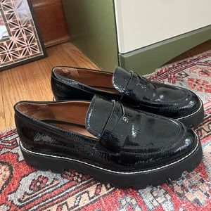 Franco Sarto Balin Platform Leather Loafer — size 8.5